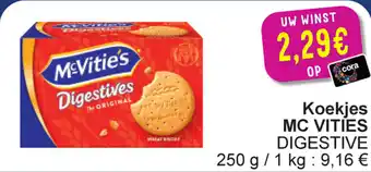 Cora McVitie's Digestives Koekjes aanbieding