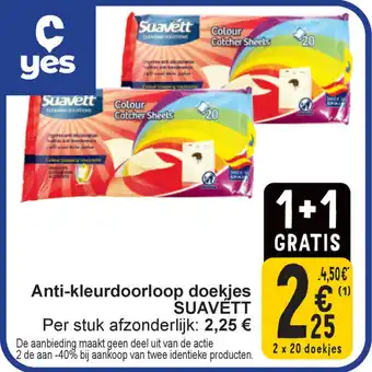 Cora Suavett Anti Kleurdoorloop doekjes aanbieding