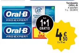 Cora Oral B Tandpasta aanbieding