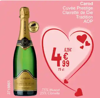 Cora Carod Cuvée Prestige Clairette de Die Tradition AOP aanbieding