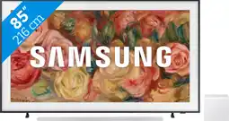 Coolblue Samsung The Frame 85LS03D (2024) + Samsung HW-S801D Blanc aanbieding