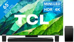 Coolblue TCL QD Mini-Led 65C81B (2024) + Barre de Son aanbieding