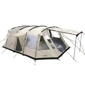 Decathlon Tunneltent Nordland 6 Sleeper - Campingtent - 6 personen - Ingenaaide Tentvloer aanbieding