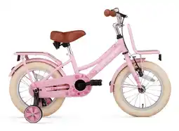 Decathlon SuperSuper Cooper Bamboo Kinderfiets - 14 inch - Roze aanbieding