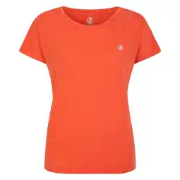 Decathlon Dames Persisting Marl Lichtgewicht Tshirt (Satsuma Oranje) aanbieding