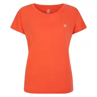 Decathlon Dames Persisting Marl Lichtgewicht Tshirt (Satsuma Oranje) aanbieding