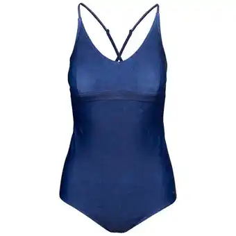 Decathlon Dames Mimi Palm Leaf Eendelig Zwempak (Blauw) aanbieding