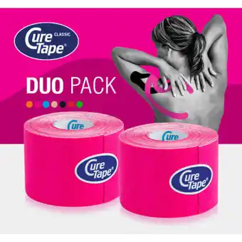 Decathlon CureTape Classic Kinesiotape - Set oferta especial - Roze aanbieding