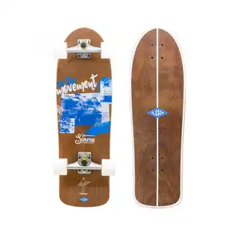 Decathlon Surfskate OLSSON BEACH LIFE 30,5x9,5 lagers ABEC7 assen XRKP 6,5 wielen 65MM aanbieding