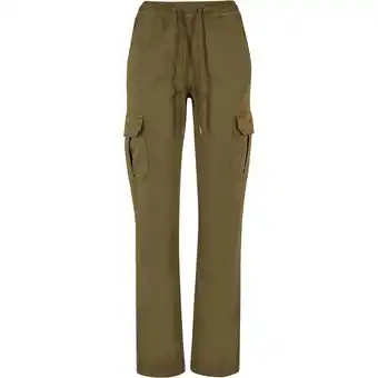 Decathlon Dames Twill Cargo Broek met Hoge Taille (Tiniolive) aanbieding