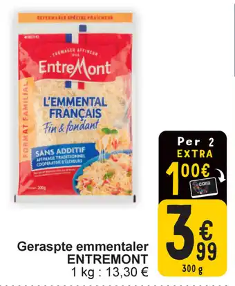 Cora EntreMont Geraspte Emmentaler aanbieding