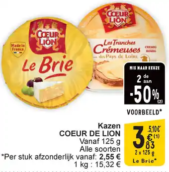 Cora Coeur De Lion  Kazen aanbieding