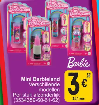 Cora Mini Barbieland aanbieding