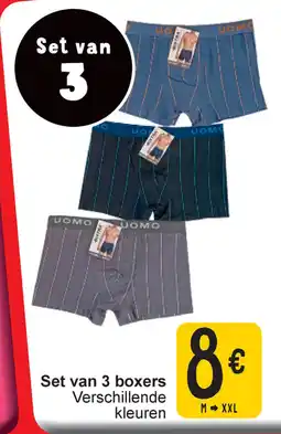 Cora Set van 3 boxers aanbieding