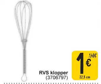 Cora RVS klopper aanbieding