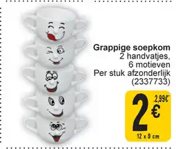 Cora Grappige soepkom aanbieding