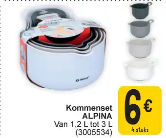 Cora Kommenset Alpina aanbieding