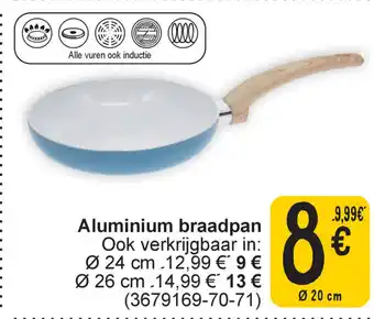 Cora Aluminium Braadpan aanbieding