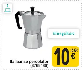 Cora Italiaanse Percolator aanbieding