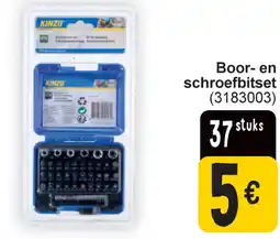 Cora Kinzo boor- en schroefbitset (3183003) aanbieding