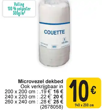 Cora Microvezel dekbed aanbieding