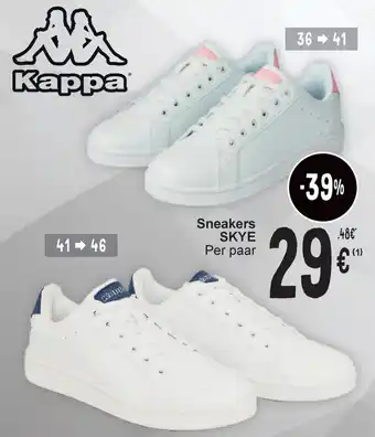 Cora Kappa sneakers skye aanbieding