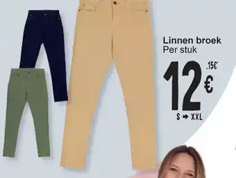 Cora Linnen broek aanbieding