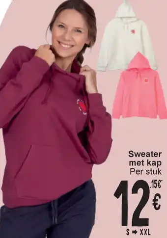 Cora Sweater met kap aanbieding