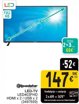 Cora Roadstar LED-TV LED403FHD aanbieding