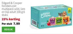 Intratuin Edgard & cooper hondenvoer multipack wild, lam en kip adult aanbieding