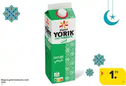 Carrefour Magere gefermenteerde melk Yorik aanbieding