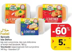 Carrefour Spreads Isla Délice aanbieding