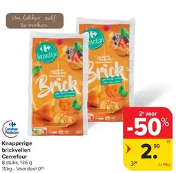 Carrefour Knapperige brickvellen Carrefour aanbieding