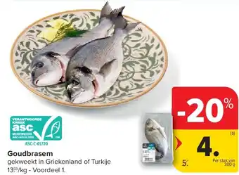 Carrefour Goudbrasem aanbieding