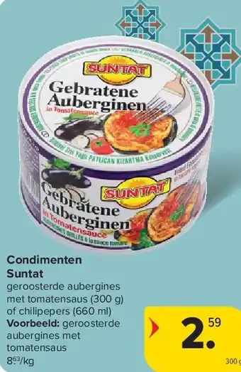 Carrefour Condimenten Suntat aanbieding