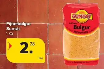 Carrefour Fijne bulgur Suntat aanbieding