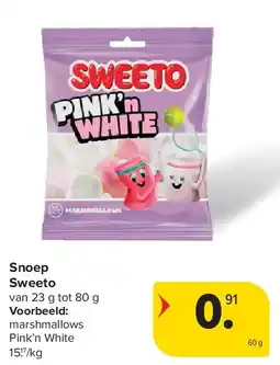 Carrefour Snoep Sweeto aanbieding