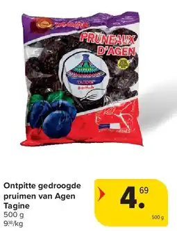 Carrefour Ontpitte gedroogde pruimen van Agen Tagine aanbieding