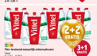 Delhaize Niet-bruisend natuurlijk mineraalwater aanbieding