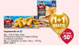 Delhaize Gepaneerde vis aanbieding