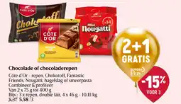 Delhaize Chocolade of chocoladerepen aanbieding