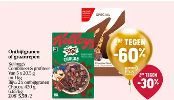 Delhaize Ontbijtgranen of graanrepen aanbieding