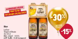 Delhaize Bier aanbieding