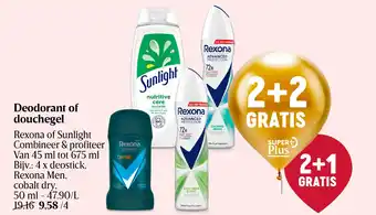 Delhaize Deodorant of douchegel aanbieding