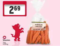 Delhaize Wortelen aanbieding