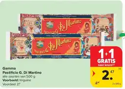 Carrefour Gamma Pastifi cio G. Di Martino aanbieding