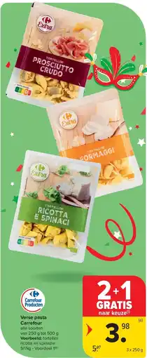 Carrefour Verse pasta Carrefour aanbieding