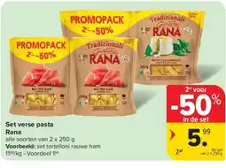 Carrefour Set verse pasta Rana aanbieding