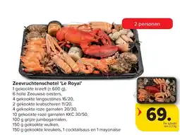 Carrefour Zeevruchtenschotel ‘Le Royal’ aanbieding