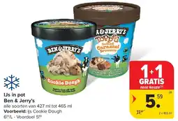 Carrefour IJs in pot Ben & Jerry’s aanbieding